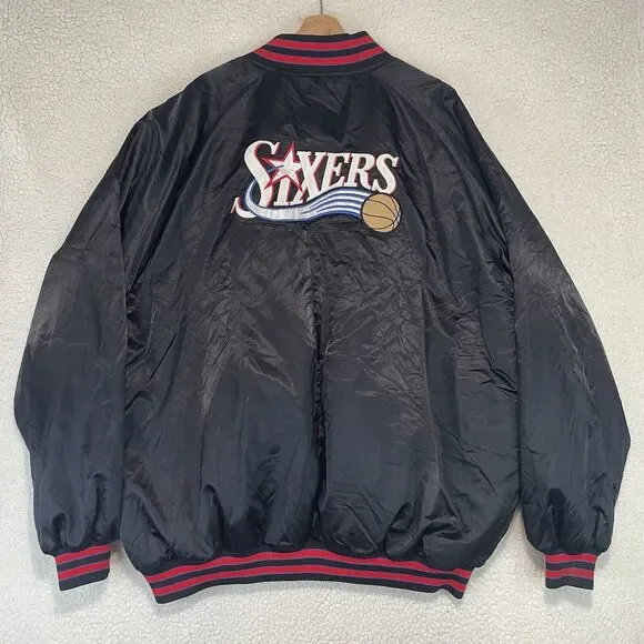 VTG Nike Philadelphia 76ers Varsity Jacket Mens 4XL Sixers VTG Nike Philadelphia 76ers Varsity Jacket Mens 4XL Sixers